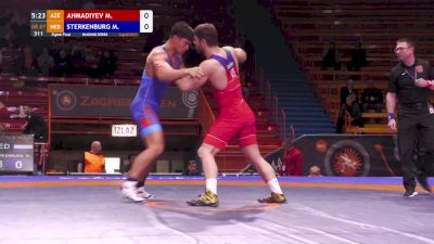 87 kg Mahammad Ahmadiyev, AZE vs Marcel Sterkenburg, NED