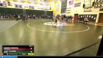 106 lbs Quarterfinal - Saidt Alvarez, Quincy vs Junior Sandoval, Burlington