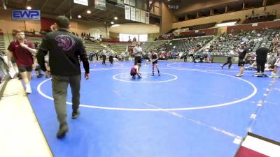 68-71 lbs Rr Rnd 3 - Carter Wiley, Pottsville Apache Youth Wrestling vs Sadie Shelton, Benton Parks Youth Wrestling