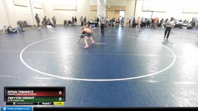 85 lbs Cons. Round 4 - Apisai Tabakece, Sublime Wrestling Academy vs Treyton Weight, Elite Wrestling