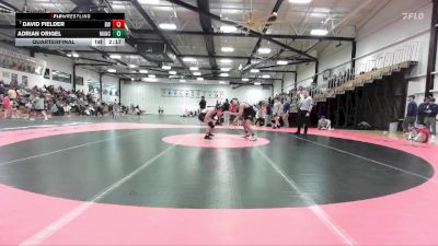 133 lbs Quarterfinal - David Fielder, Baldwin Wallace vs Adrian Origel, Manchester