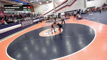 140 lbs Quarterfinal - Rickasia Ivy, Urbana (H.S.) vs Jaylynn Bierbrauer, Edwardsville (H.S.)