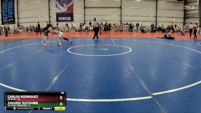 92 lbs Rd# 9- 2:15pm Saturday Final Pool - Zakaria Sultanbik, VA Team Predator vs Carlos Rodriguez, PA Blue