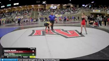 106 lbs Cons. Round 1 - Kale Mcgill, FordDynasty Wrestling Club vs Mason Whipp, Oregon City High School Wrestl