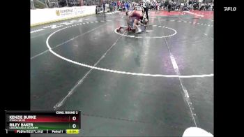 138 lbs Cons. Round 2 - Kenzie Burke, Ithaca Sr HS vs Riley Baker, Canandaigua Academy