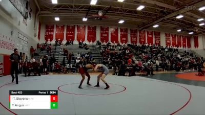 138 lbs Cons. Round 2 - Treyven Stevens, North Fork vs Trevor Angus, Uintah