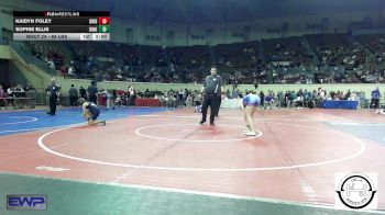 88 lbs Quarterfinal - Kaidyn Foley, Bridge Creek Wrestling vs Sophie Ellis, Kingfisher YellowJackets