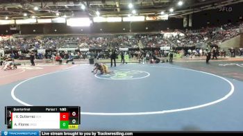 132 lbs Quarterfinal - Victor-Alexander Gutierrez, Central Catholic vs Alberto Flores, Crook County