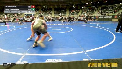160 lbs Semifinal - Tycen Wright, Big Game Wrestling Club vs Driftyn Venable, Garden City Wrestling Club
