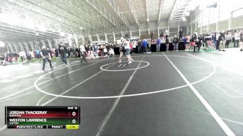 285 lbs Semifinal - Weston Lawrence, Layton vs Jordan Thackeray, Riverton