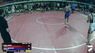 145 lbs Semifinal - Dax Jones, Alaska vs Max Wolfley, Tennessee