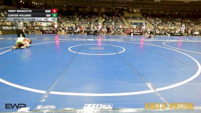 73 lbs Round Of 16 - Vinny Brascetta, Mile High Wrestling Club vs Carter Vollmer, Team Donahoe