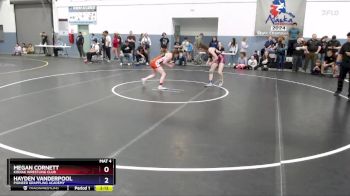 110 lbs 2nd Place Match - Megan Cornett, Kodiak Wrestling Club vs Hayden Vanderpool, Pioneer Grappling Academy