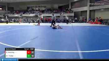 80 lbs Semis (4 Team) - Wesley Thieke, LSH (LeSueur/Henderson) vs Gavin Henning, Hutchinson