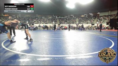 119 lbs Quarterfinal - Jett Sisemore, Team Tulsa Wrestling Club vs Parker Ingram, Cleveland Take Down Club