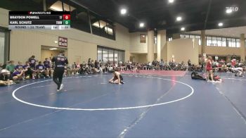 126 lbs Round 1 (32 Team) - Braydon Powell, The Factory Wrestling vs Karl Schutz, Team Rich Habits White
