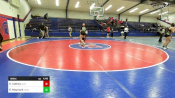 126 lbs Final - Ki'Morah Cathey, Union Girls JH vs Baylin Maynard, Sand Springs JH (SS)