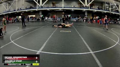 110 lbs Round 5 (6 Team) - Annabelle Stamp, Doughboy vs Michael Wengerzynek, U2 Uprising Blue