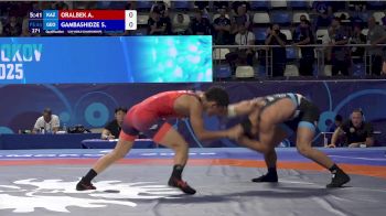 61 kg Qualif. - Allan Oralbek, Kazakhstan vs Saba Gambashidze, Georgia