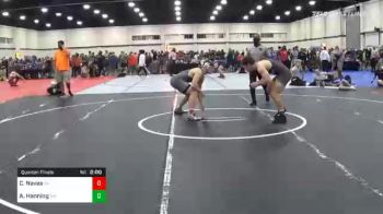 182 lbs Quarterfinal - Carter Neves, OH vs Aiden Hanning, NH