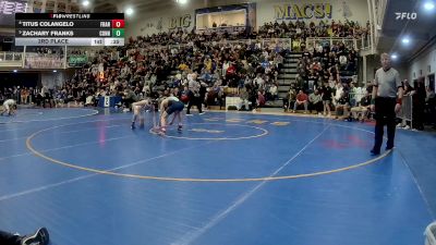 114 lbs 3rd Place - Titus Colangelo, Franklin Regional vs Zachary Franks, Connellsville