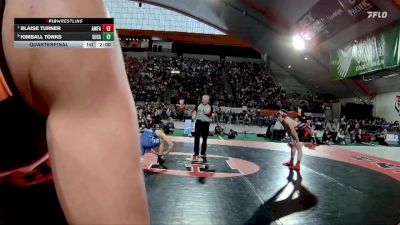 4A 190 lbs Quarterfinal - Blaise Turner, American Falls vs Kimball Tonks, Sugar-Salem