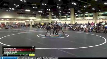 126 lbs Round 9 (10 Team) - Nikolas Hiller, South Johnston vs Thomas Silva, Dakota Wrestling Nation