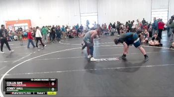 Quarterfinal - Collin Sipe, War Hawk Wrestling vs Corey Hall, Unaffiliated