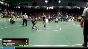 152 lbs Quarterfinal - Max Naselroad, Alexandria Monroe vs Tyler Jones, Warren Central.