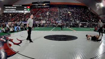 5A 126 lbs 1st Place Match - Peyton Keller, Preston vs Jabyn Kemble, Middleton