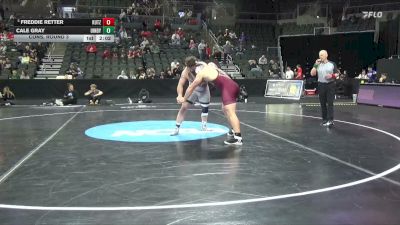 285 lbs Cons. Round 3 - Freddie Retter, Kutztown vs Cale Gray, UIndy