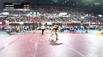 A - 150 lbs Champ. Round 1 - David Brant, Frenchtown vs Luke Knaub, Laurel