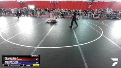 170 lbs Semifinal - Ethan Riddle, Askren Wrestling Academy vs Robert Flege, LaCrosse Area Wrestlers