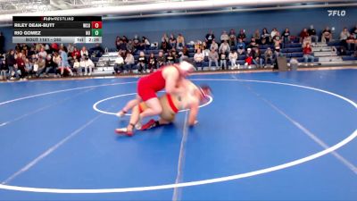 285 lbs Cons. Round 2 - Rio Gomez, Newman vs Riley Dean-Butt, Western Colorado University