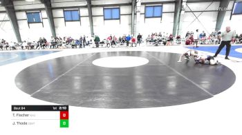 125 lbs Round Of 16 - Thomas Fischer, New York University vs Jack Thode, Centenary