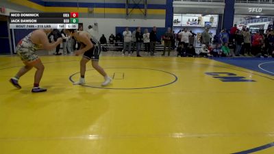 215 lbs Semifinal - Nico Dominick, Greater Latrobe vs Jack Dawson, Bishop McDevitt