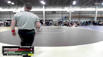 95 lbs Cons. Semi - Adrian Caywood, Bulldog Wrestling Club vs Jack Francis, Southern Idaho Wrestling Club