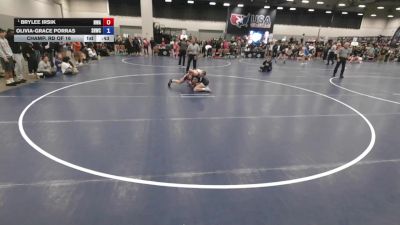 110 lbs Champ. Rd Of 16 - BryLee Irsik, Nebraska Wrestling Academy vs Olivia-Grace Porras, Savage House Wrestling Club