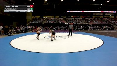 105 lbs 3rd Place Match - Penny Dolinar, Kansas City-Piper HS vs Lainie Galvan, Basehor-Linwood HS
