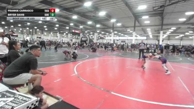 58 lbs 5th Place - Frankie Carrasco, Tucson Cyclones vs Bryer Davis, Dove Creek