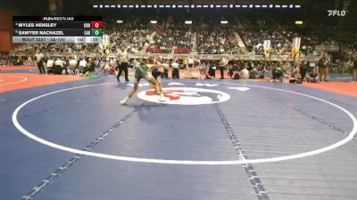 3A-150 lbs Cons. Round 2 - Sawyer Nachazel, Lander Valley vs Myles Hensley, Cody