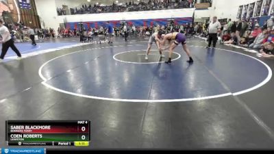 120 lbs Cons. Round 5 - Saber Blackmore, Bonners Ferry vs Coen Roberts, Lewiston