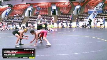 119 lbs Cons. Round 6 - Joseph Drewry, Wave Wrestling Club vs Vincent Finn, Algonac Muskrats