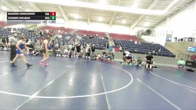 135 lbs Round 3 (4 Team) - Madden Hernandez, Sublime Wrestling Academy vs Conner Holman, Champions Gold