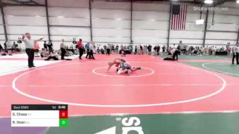 132 lbs Consi Of 16 #2 - Garrett Chase, NY vs Brandon Dean, NJ