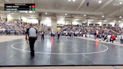 AA 215 lbs Cons. Semi - Gabe Moore, Cleveland High School vs Ahmed Shahin, West High School