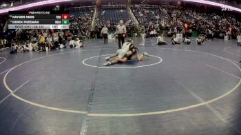 2A 132 lbs Cons. Round 3 - Kayden Hess, Trinity vs Derek Freeman, West Davidson