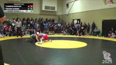 89 lbs Champ. Round 1 - Cameron Bartlow, USA Gold vs Draven Cowger, Corning PAL