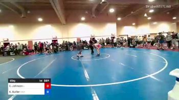 65 kg Round Of 32 - Cameron Johnson, Illinois vs Kyren Butler, Cavalier Wrestling Club
