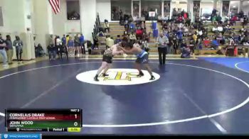 222 lbs Cons. Round 3 - Cornelius Drake, Montgomery Catholic Prep School vs John Wood, Wetumpka
